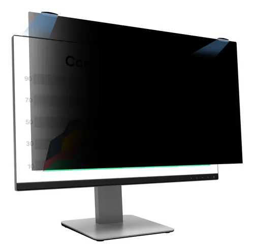 Resim 3M 21.5 İnç Tam Ekran Monitör Gizlilik Filtresi Manyetik Yapışma Özellikli