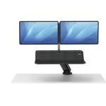 Fellowes Lotus RT Çift Monitör Siyah Ayaklı Çalışma İstasyonu