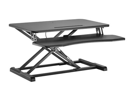 Karşılaştırma Equip Ergonomik Otur-Kalk Masa Yükseltici - Ayarlanabilir Yükseklik Çalışma İstasyonu İle Neomounts NS-WS300BLACK Otur-Kalk Çalışma İstasyonu (Gazlı Yükseltici)