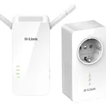 D-Link DHP-W611AV AV1000 Powerline Wi-Fi Adaptör Kiti Entegre Wi-Fi Özellikli