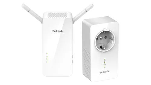 Resim D-Link DHP-W611AV AV1000 Powerline Wi-Fi Adaptör Kiti Entegre Wi-Fi Özellikli