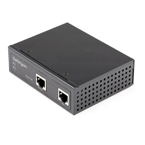 Resim StarTech.com Endüstriyel Gigabit PoE+ Enjektör - 30W 802.3at, DIN Ray Tipi, -40°C ila +75°C Çalışma Sıcaklığı