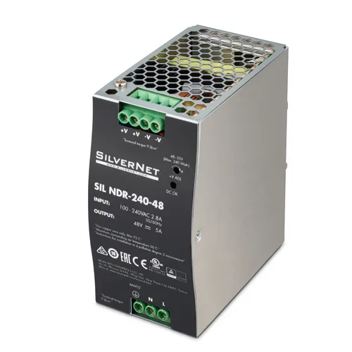 Resim SilverNet NDR-240-48 Güç Kaynağı Ünitesi