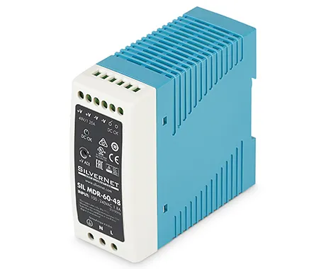 Resim SilverNet 60W 48V 1.25A Endüstriyel DIN Ray Güç Kaynağı