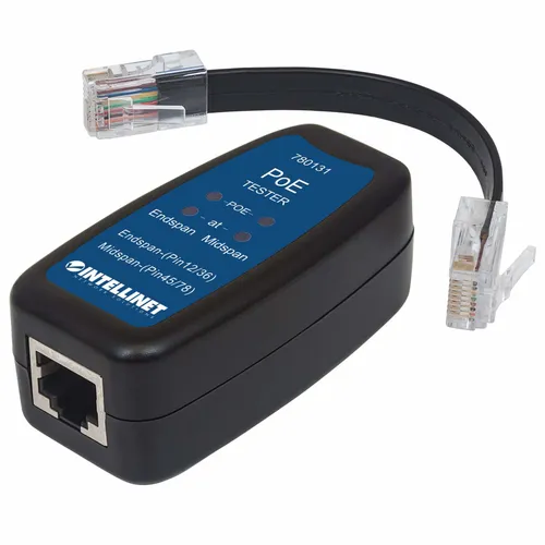 Resim Intellinet PoE+ Test Cihazı (PoE/PoE+/af/at Standart Uyumluluğu)