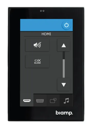 Resim Biamp Apprimo Touch 4 Ağ Paneli Arayüzü (800x480 Çözünürlük)