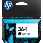 HP 364 Siyah Orijinal Mürekkep Kartuşu, Standart Verimli