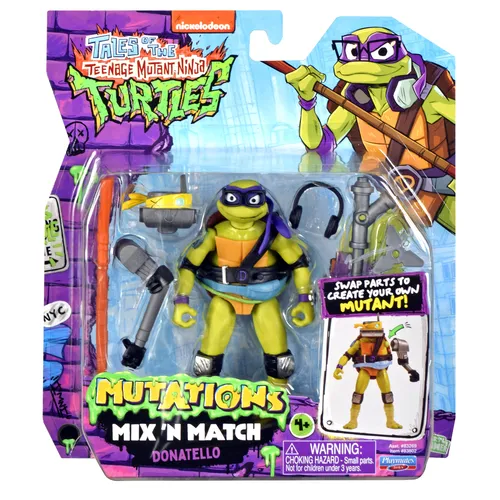 Karşılaştırma Ninja Kaplumbağalar Karıştır ve Eşleştir Donatello Figürü İle Yeni İmparatorluk 11" Dev Skar King Aksiyon Figürü