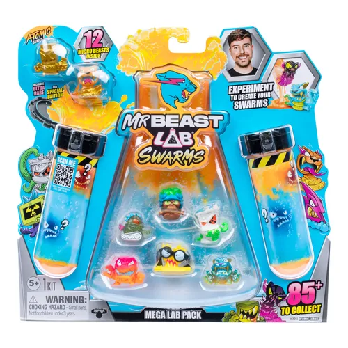 Karşılaştırma IMC Toys 715912 Karakter Oyuncağı İle Moose Toys MrBeast Lab Swarms S2 Mega Lab 12'li Figür Paketi