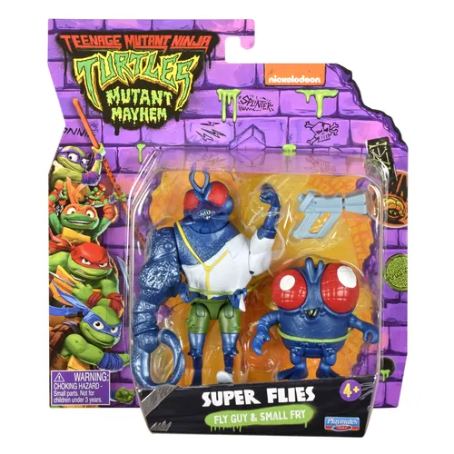 Karşılaştırma Teenage Mutant Ninja Turtles Süper Sinekler (Fly Guy & Small Fly) Temel Figür Seti İle ZURU 77624GQ1 Koleksiyon Figürü