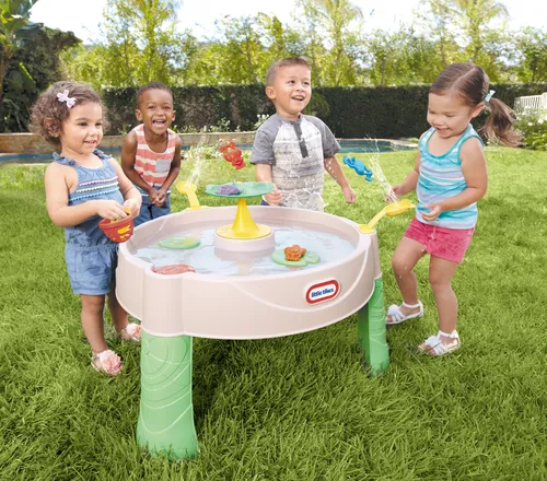 Karşılaştırma Little Tikes Kurbağa Göleti Su Masası {request()->input('language_config')['common']['with']} Summertime Kum ve Su Oyun Masası