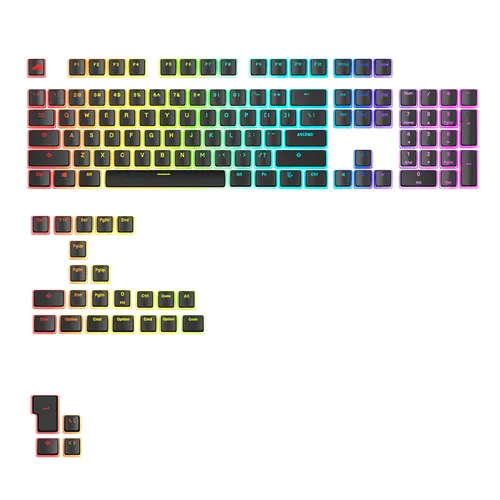 Karşılaştırma Glorious GLO-ACC-P75-TF-EW Oyun Aksesuarı İle Glorious Gaming GLO-KB-ACC-KC-GPBT-AURA-BLK-US Tuş Takımı Aksesuarı