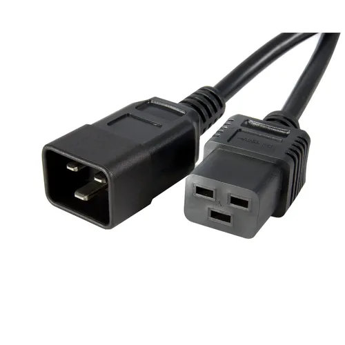 Karşılaştırma 1m (3ft) C19 - C20 Güç Uzatma Kablosu, 13A 250V, 16AWG, UL Onaylı {request()->input('language_config')['common']['with']} StarTech.com 10ft (3m) Bilgisayar Güç Kablosu