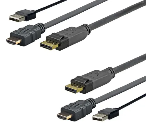 Karşılaştırma Vivolink HDMI, USB, DisplayPort Görüntü Kablosu Adaptörü, 1m İle Vivolink PROVGAM10 VGA Kablosu