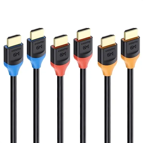 Resim Cable Matters 8K HDMI Cable 6.6ft 3-Pack