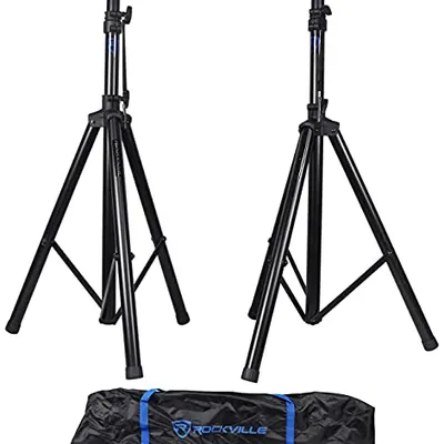 Rockville RVES1 Tripod Hoparlör Sehpaları 100 lbs Kapasiteli (2'li Paket)
