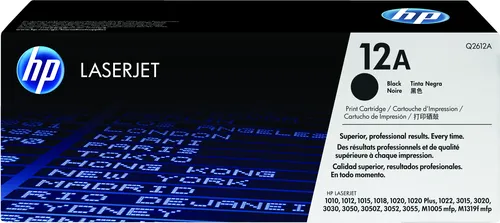 Resim HP 12A Orijinal LaserJet toner kartuşu Siyah 1 adet