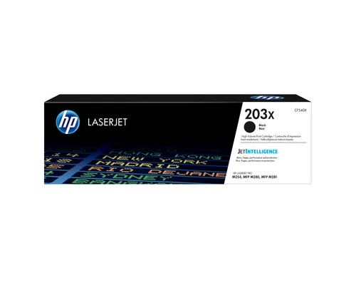 Resim HP 203X Yüksek Kapasiteli Siyah Orijinal LaserJet Toner Kartuşu