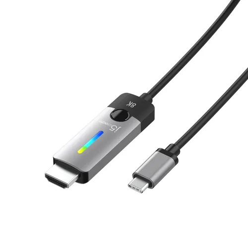Resim j5create JCC157-N USB-C® - HDMI™ 2.1 8K Kablosu