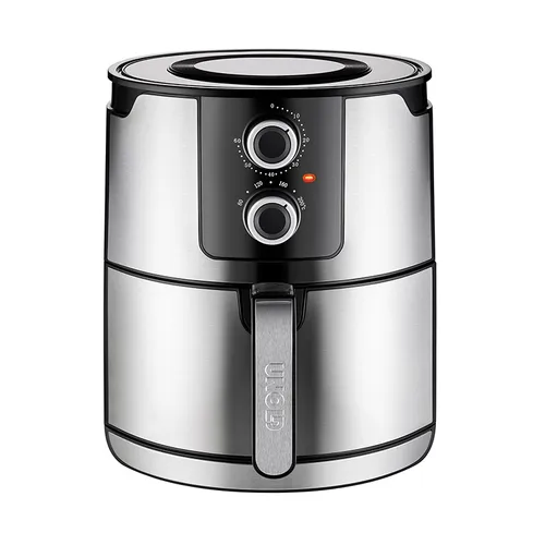 Resim Unold 58655 Çift Hazneli Sıcak Hava Fritözü, 5L, 1400W, Siyah/Paslanmaz Çelik