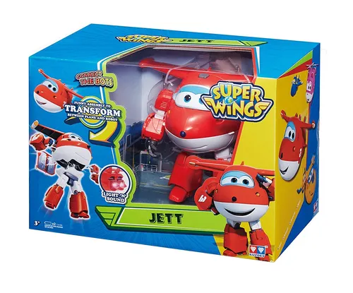 Resim Alpha Group Super Wings Dönüşen ve Konuşan Jett Figürü
