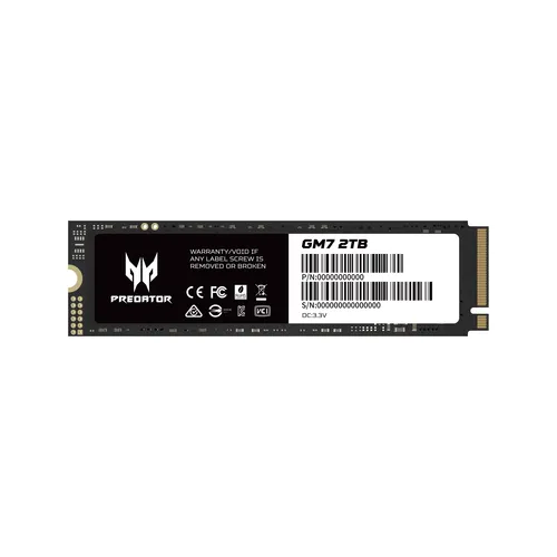 Resim Predator SSD GM7 M.2 NVMe PCIe Gen 4*4 2TB