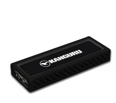 Resim iStorage Kanguru UltraLock Superspeed+ USB-C M.2 NVMe External SSD 4 TB| Secure Portable Solid State Drive |Physical Write Protect Switch| Secure Firmware| TAA Compliant |