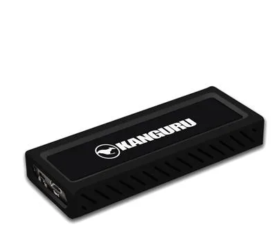 Resim iStorage Kanguru UltraLock Superspeed+ USB-C M.2 NVMe External SSD 1 TB| Secure Portable Solid State Drive |Physical Write Protect Switch| Secure Firmware| TAA Compliant |