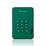 iStorage diskAshur² SSD 1TB Green | Secure Portable Solid State Drive |AES-XTS 256-bit Hardware Encryption | PIN protected | OS & Platform Independent | TAA Compliant |Brute force hack defence | Dust/Water Resistant