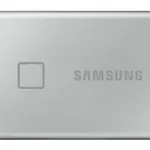 Samsung Taşınabilir SSD T7 Touch 500GB Gümüş - Parmak İzi Güvenlikli Harici SSD