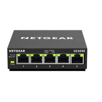 NETGEAR GS305E 5 Port Gigabit Ethernet Anahtar