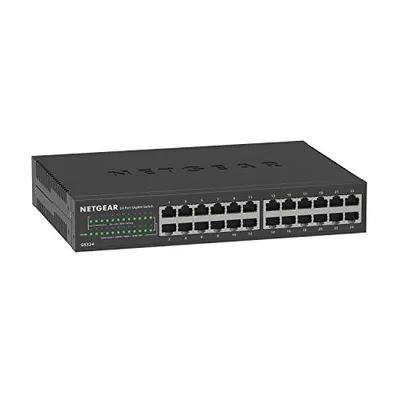 NETGEAR GS324 Yönetilmeyen Gigabit Ethernet Anahtar 24 Bağlantı Noktası