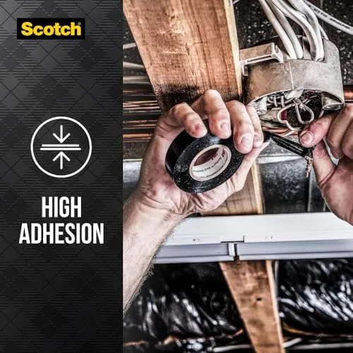 Thumbnail 6 of Scotch 700 Siyah Vinil Elektrik Bandı 3/4 inç