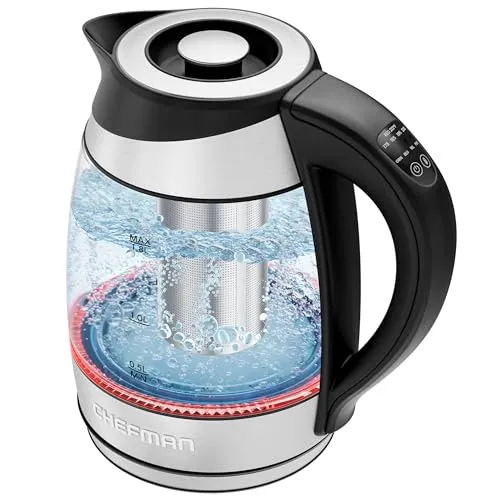 Chefman 1.8L Cam Elektrikli Su Isıtıcı