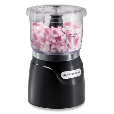 Hamilton Beach 3-Cup Elektrikli Doğrayıcı Siyah