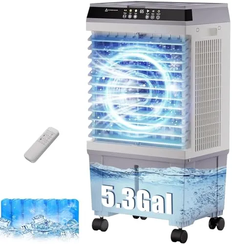 Resim Mountman 1800 CFM Buharlaşmalı Hava Soğutucu 5.3 Galon
