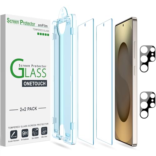 Karşılaştırma amFilm Galaxy S25 Ultra Ekran Koruyucu İle Lucyliy 3'lü Ekran Koruyucu ZTE Blade V50 Design 4G Temperli Cam