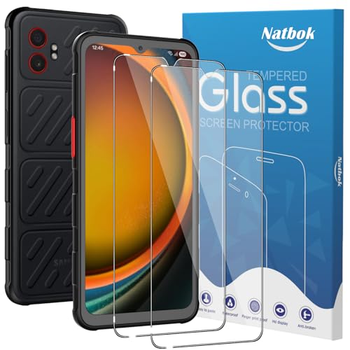 Natbok 2'li Paket Samsung XCover7 Pro Temperli Cam Ekran Koruyucu