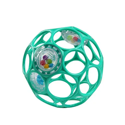 Bright Starts Oball Easy Grasp Rattle Turkuaz
