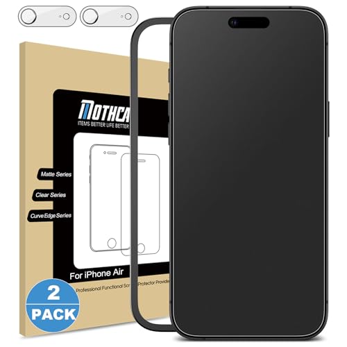 Mothca iPhone 17 Air Mat Ekran Koruyucu 2'li Paket