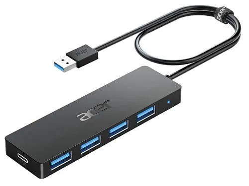 Resim Acer 4 Bağlantı Noktalı USB 3.0 Hub 2ft Kablo