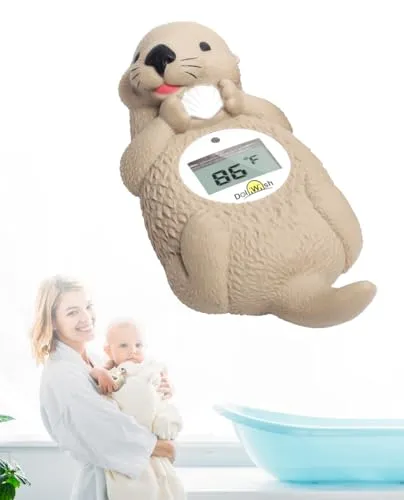 DoliWish Su Samuru Dijital Bebek Banyo Termometresi Kahverengi
