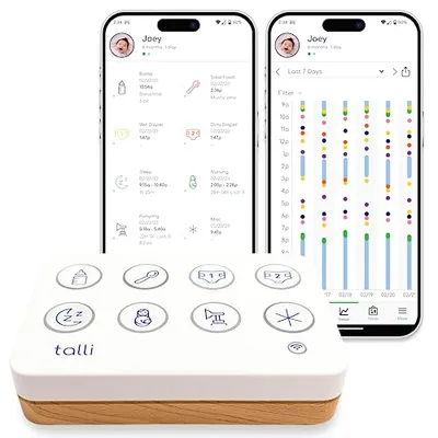 Talli Daily One-Touch Bebek Aktivite Takip Cihazı Beyaz