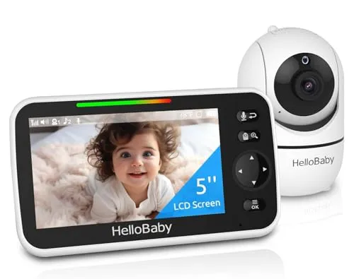 Resim HelloBaby HB6550 5" Video Bebek Monitörü