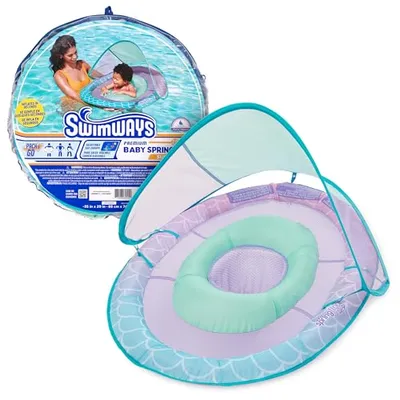 SwimWays Baby Spring Float Mermaid Canopy