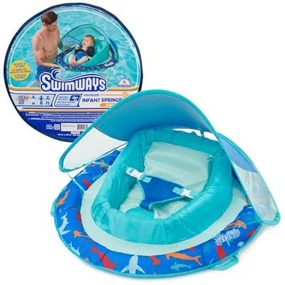 SwimWays Bebek Yaylı Şamandıra Mavi