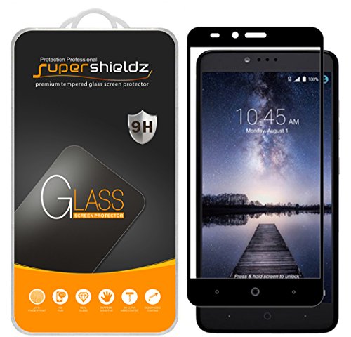 Supershieldz ZTE Grand X Max 2 Ekran Koruyucu Siyah Temperli Cam
