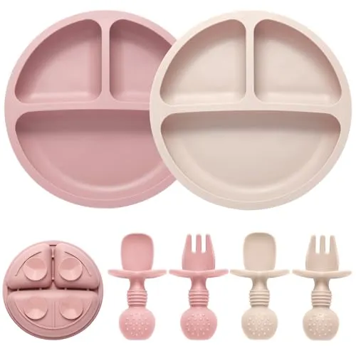 Karşılaştırma Chicco Bebek Beslenme Seti İle Eascrozn Silikon Vakumlu Beslenme Seti