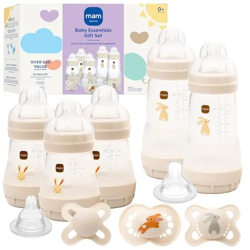 Karşılaştırma MAM Easy Start Anti-Colic Biberon ve Emzik Seti 0-16 Ay İle Philips AVENT SCD839/02 Yenidoğan Beslenme Seti