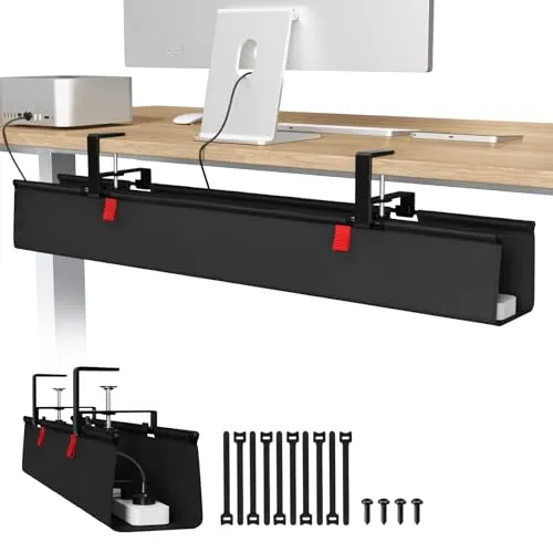 Resim Univivi 36 İnç Kumaş Kablo Düzenleme Tepsisi 36 Inch